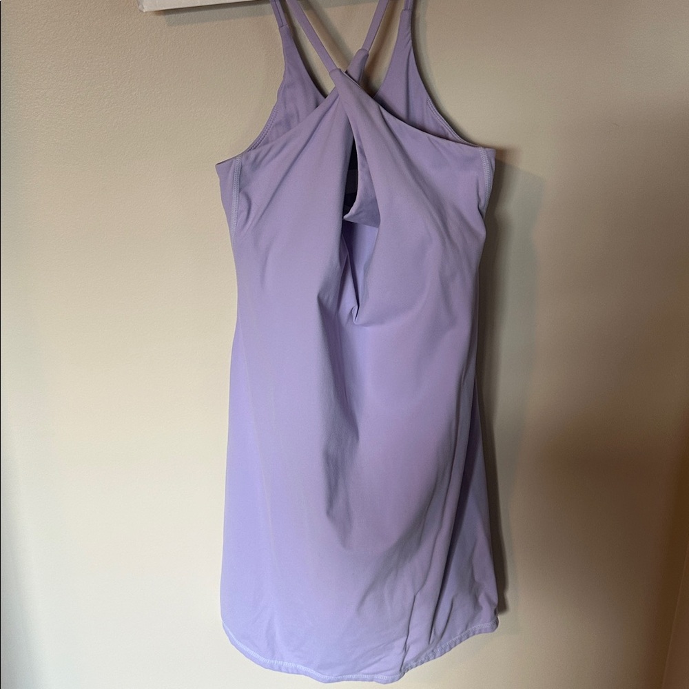 Lavender activewear /tennis dress (medium), lined w/shorts under - Picture 6 of 7